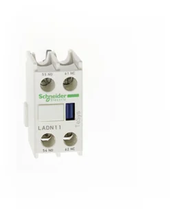 Schneider Blok styków pomocniczych 1NO+1NC dla styczników LC1D LADN11 Schneider Electric - Inne akcesoria elektryczne Schneider Blok styków pomocniczych 1NO+1NC dla styczników LC1D LADN11 Schneider Electric - Inne akcesoria elektryczne - miniaturka - grafika 1
