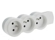 Przedłużacze i rozgałęźniki - Legrand Przedłużacz (gniazda przenośne) 3x2P+Z - bez przewodu - miniaturka - grafika 1