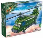 Klocki - Banbao 8852 Armia Helikopter dwu śmigłowy - miniaturka - grafika 1