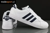 Buty sportowe męskie - Adidas Baseline AW4618 biały - miniaturka - grafika 1