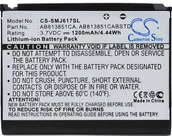 Baterie do telefonów - Cameron Sino Samsung SGH-i617 / AB813851CA 1200mAh 4.44Wh Li-Ion 3.7V CS-SMJ61 (CS-SMJ617SL) - miniaturka - grafika 1