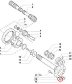 Części i akcesoria do maszyn rolniczych - CNH NAKRĘTKA KOŁA TYLNEGO 80748960 - 87651026 - miniaturka - grafika 1
