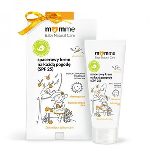 MomMe MomMe Baby Natural Care Spacerowy krem na Każdą Pogodę SPF 25 50ml MomMe - Kremy dla dzieci MomMe MomMe Baby Natural Care Spacerowy krem na Każdą Pogodę SPF 25 50ml MomMe - Kremy dla dzieci - miniaturka - grafika 1