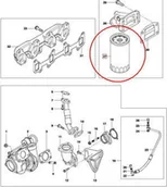 Części i akcesoria do maszyn rolniczych - CNH FILTR SILNIKA NEW HOLLAND 84519155 - miniaturka - grafika 1
