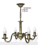 Lampy sufitowe - Lemir PRIMA lampa wisząca 4 PŁOMIENNY O1004/W4 - miniaturka - grafika 1
