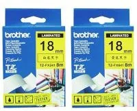 Brother TZEFX241 do PT2450 etyk lam biała/Bk18mm - Papier do drukarek - miniaturka - grafika 3