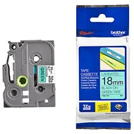 Brother Taśma 18mm BLACK ON GREEN - Akcesoria do kas i terminali - miniaturka - grafika 3