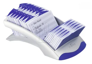 Durable Kartoteka stojąca Telindex Desk Vegas srebrna 2412-23 - Wizytowniki - miniaturka - grafika 2