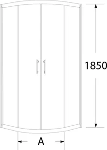 Sea Horse Sigma 90x90 + brodzik BK002/1 - Kabiny prysznicowe - miniaturka - grafika 4