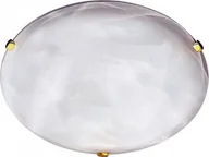 Lampy ścienne - Rabalux Kinkiet PLAFON nowoczesna Oprawa sufitowa LAMPA ścienna ALABASTRO 3301 IP20 biały Złoto - miniaturka - grafika 1