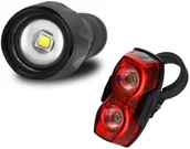 Latarki - everActive zestaw lamp rowerowych FL-600 z uchwytem + TL-X2 - miniaturka - grafika 1