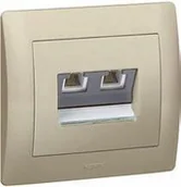 Klawisze i ramki - Legrand SISTENA LIFE TITAN Pokrywa gniazda KOMPUTEROWEGO 771475 - miniaturka - grafika 1