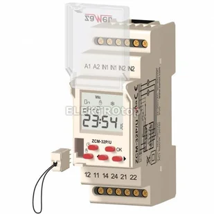 Zamel Programator Czasowy Astronom. Uni 2-Kanały ZCM-32 - Bezpieczniki elektryczne - miniaturka - grafika 2