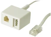 Kable - Wentronic telefoniczny adapter (RJ45 wtyk do gniazda TAE N/RJ11) Biały, 1 szt., biały 4040849685811 - miniaturka - grafika 1