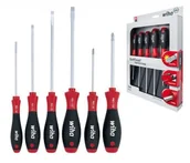 Śrubokręty - Wiha Zestaw wkrętaków płaskich/ krzyżowych PH, SoftFinish 302SF HK6 SO Zestaw 6-cz - miniaturka - grafika 1
