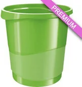 Kosze biurowe - Esselte Kosz na śmieci Europost Vivida 14l zielony ES586-4 - miniaturka - grafika 1