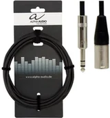 Kable - Alpha Audio Alpha przewód audio 190717 Pro Line symetryczne połączenia audio (6 m, jack stereo na XLR) 190717 - miniaturka - grafika 1