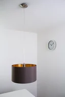 Lampy sufitowe - Eglo Maserlo lampa wisząca Nikiel matowy, 1-punktowy 31603-DO1 - miniaturka - grafika 1