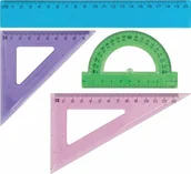 Linijki, ekierki - Grand Zestaw geometryczny GR-032 - KWTR608 NB-6183 - miniaturka - grafika 1