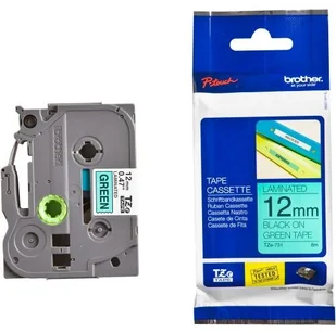 Brother Ta[ma laminowana Ribbon/green black f PT-2420PC 9200DX TZE731 - Papier do drukarek - miniaturka - grafika 4