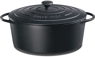 Kuchenprofi Küchenprofi Provance owalny żeliwny czarny 33 cm KU-040200103 (KU-0402001033) - Garnki - miniaturka - grafika 2