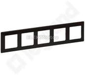 Klawisze i ramki - Legrand 754175VALENA LIFE RAMKA X5 WENGE - miniaturka - grafika 1