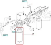Części i akcesoria do maszyn rolniczych - CNH FILTR PALIWA NEW HOLLAND 84269164 - 47335715 - 162000080921 - miniaturka - grafika 1