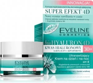 Eveline BioHyaluron 4D Ultranawilżający Krem na dzień i na noc 30+ 50ml - Kremy do twarzy - miniaturka - grafika 2