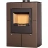 Wkłady kominkowe - HS Flamingo piecyk EVENES 9 kW brązowo - aksamitny - miniaturka - grafika 1