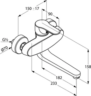 Kludi Objekta 328820575 - Baterie kuchenne - miniaturka - grafika 2