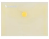 Teczki i skoroszyty - Biella Teczka kopertowa DONAU na zatrzask transparentna żółta A7 DN819-6 - miniaturka - grafika 1