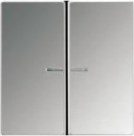 Wyłączniki światła i elektryczne - Jung Klawisz podwjny podwietlany - LS Metal Finish Chrome - miniaturka - grafika 1