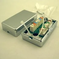 Wtyczki i adaptery - Netrack łącznik przewodów Krone IDC-Krone-IDC cat 5e STP 106-62 (10662) - miniaturka - grafika 1