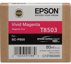 Epson Singlepack Photo Vivid MAGENTA cartridge, T850300 C13T850300 - Tusze oryginalne - miniaturka - grafika 2