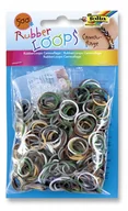 Zabawki kreatywne - RUBBER LOOPS NO NAME Gumki Camuflage moro 500 szt mix kolorów - miniaturka - grafika 1