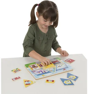 Melissa & Doug Puzzle Dźwiękowe w Domu Melissa and Doug 10734 - Puzzle - miniaturka - grafika 4
