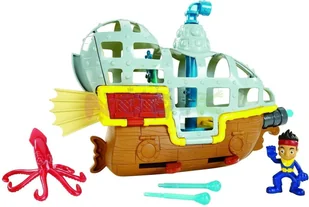Fisher Price Jake i piraci z Nibylandii Łajbek łódź podwodna BDJ02 - Figurki dla dzieci - miniaturka - grafika 3