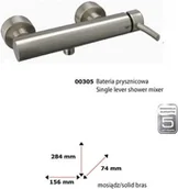 Baterie wannowe i prysznicowe - Bisk Virginia 00305 - miniaturka - grafika 1