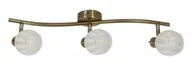 Lampy sufitowe - Candellux BARS 3 Reflektor potrójny chrom 93-06677, Patyna 93-06769 - miniaturka - grafika 1