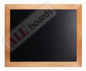 Tablice i flipcharty - Allboards Tablica czarna kredowa w ramie drewnianej 100x80 cm TB108XL - miniaturka - grafika 1
