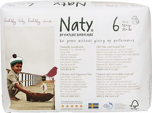 Naty NATURE BABYCARE Ekologiczne Pieluchomajtki 6 (16+Kg) 18 Szt - Pieluchy Naty NATURE BABYCARE Ekologiczne Pieluchomajtki 6 (16+Kg) 18 Szt - Pieluchy - miniaturka - grafika 1