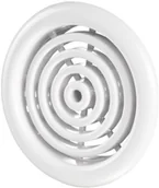 Wentylatory przemysłowe - Vents Kratka centralna fi 80 mm biała 2 szt. - miniaturka - grafika 1