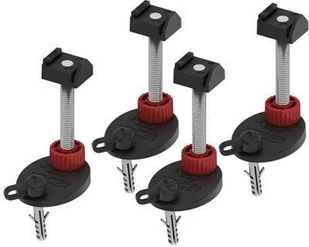 Tece Stopki montażowe (komplet - 4 szt.), zakres regulacji wysokości 137 - 184 mm 660004 - Syfony - miniaturka - grafika 2