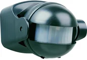 Czujniki ruchu i zmierzchu - Smartwares Czujnik ruchu PIR 10.017.11 180 ° Czarny IP44 Nadtynkowy - miniaturka - grafika 1