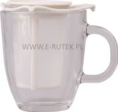 Kubki - Bodum Yo-Yo set kubek z zaparzaczem biały K11239-913 - miniaturka - grafika 1