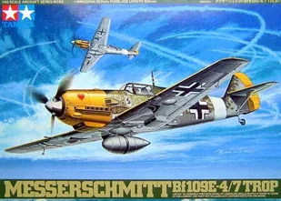 Tamiya Messerschmitt Bf109E-4/7 TROP T61063 - Modele do sklejania Tamiya Messerschmitt Bf109E-4/7 TROP T61063 - Modele do sklejania - miniaturka - grafika 1