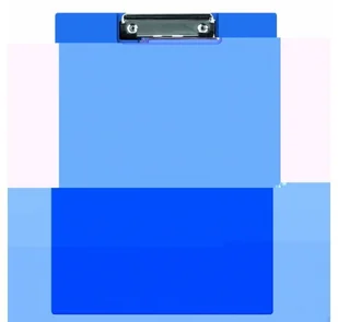 Q-CONNECT Clipboard teczka zamyk. A4 - niebieska - Deski z klipsem - miniaturka - grafika 5