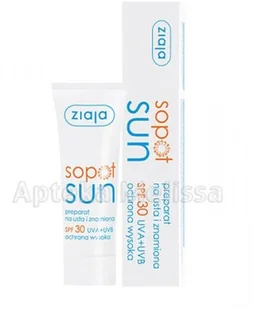 Ziaja Sopot Sun preparat na usta i znamiona SPF30+ 15ml - Balsamy do ust - miniaturka - grafika 2
