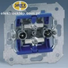 Kontakt Simon Gniazdo ścienne Simon 82 antenowe RTV SAT końcowe Pojedyncze (moduł) 75466-69 - Gniazdka elektryczne - miniaturka - grafika 2