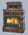 Piece wolnostojące - ABX Piec kominkowy W OBUDOWIE Z KAFLI KARELIE KARELIE K.C. - miniaturka - grafika 1